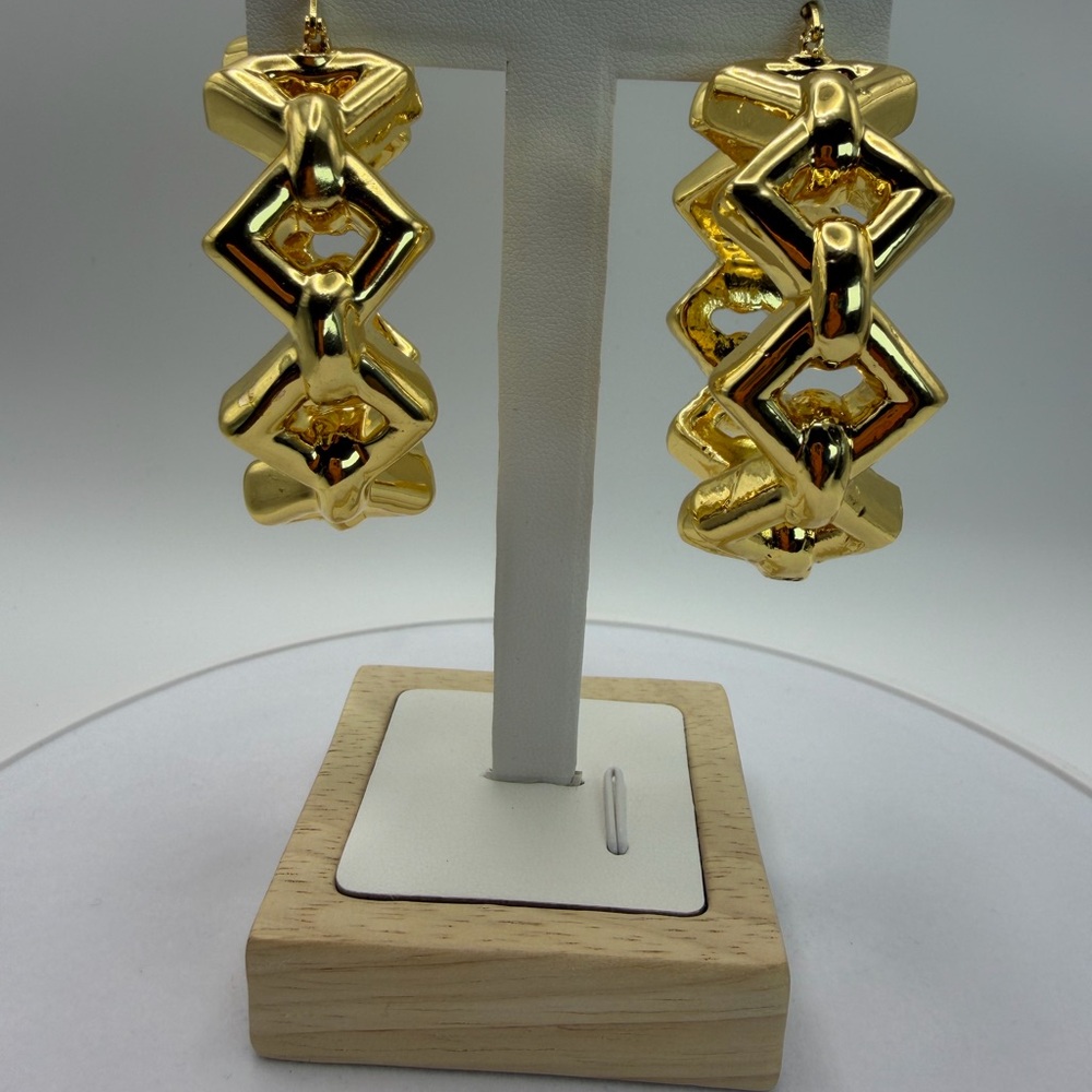 Gold Geometric Earrings